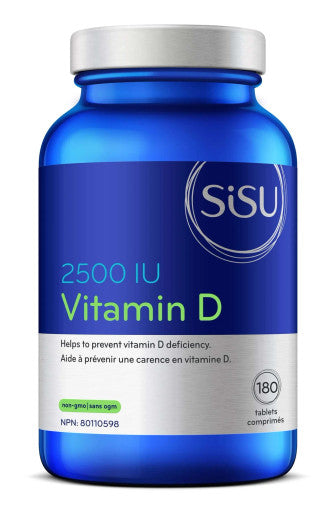 SISU Vitamin D3 2,500 IU 180 Tab