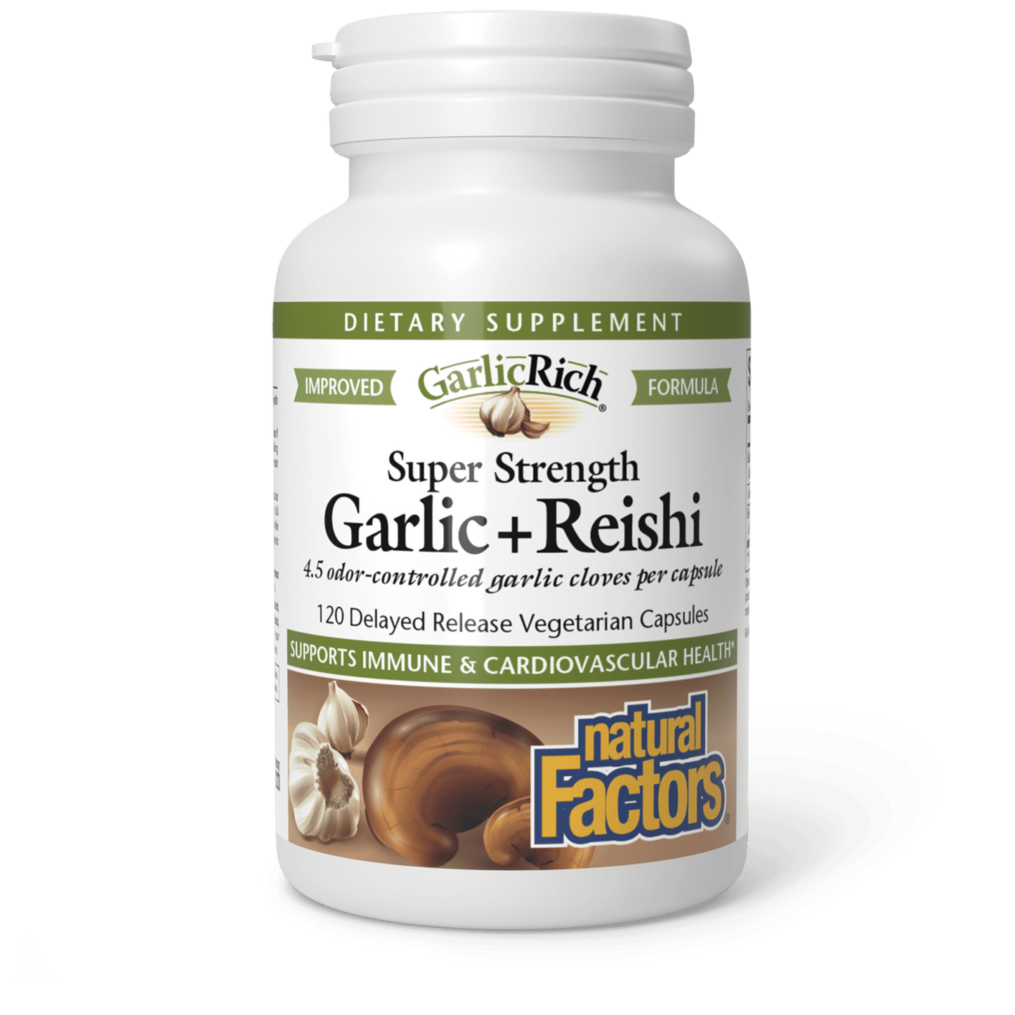 GarlicRich® Garlic + Reishi for Natural Factors |variant|hi-res|2334U