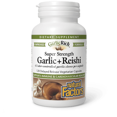 GarlicRich® Garlic + Reishi for Natural Factors |variant|hi-res|2334U