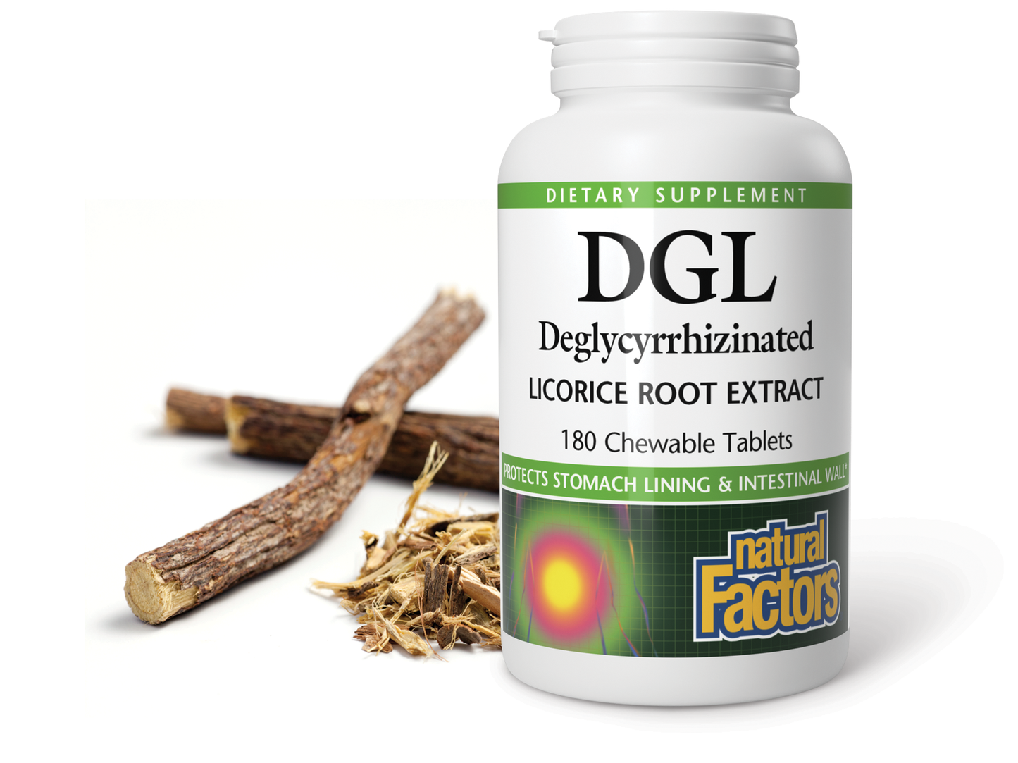 글리시리진을 제거한 감초뿌리 추출물, 츄어블 180정, DGL Deglycyrrhizinated Licorice Root 400 mg 180 Chewable tablets