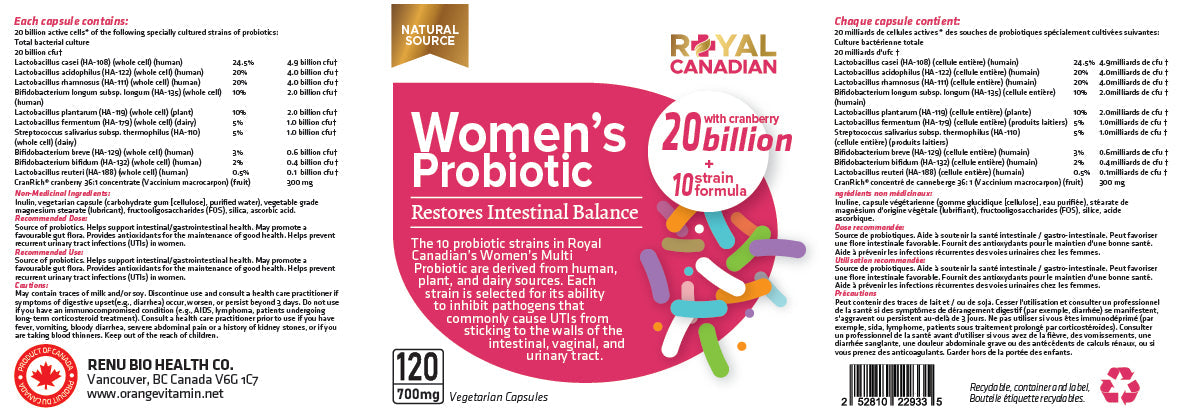200억 여성 유산균 Women's Probiotic 20 Billion