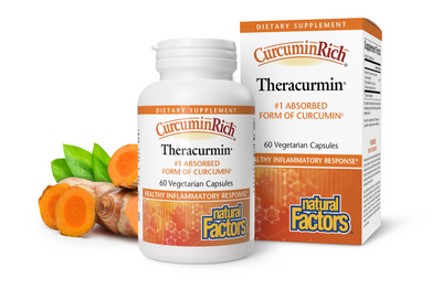 커큐민 리치, 테라쿠민, CurcuminRich, Theracurmin, 60 Vegetarian Capsules | Natural Factors